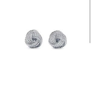 Tiffany Knot Sterling Silver Earrings